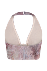 Ursula Shell Hardware Halter Top - Mermaid Shell Print